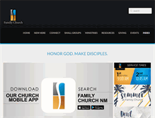 Tablet Screenshot of familychurchonline.com